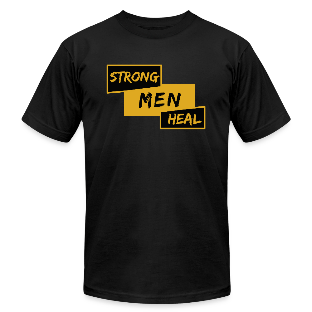 Strong Men Heal - Short Sleeve T-Shirt (Unisex) - black