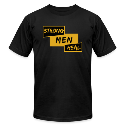 Strong Men Heal - Short Sleeve T-Shirt (Unisex) - black