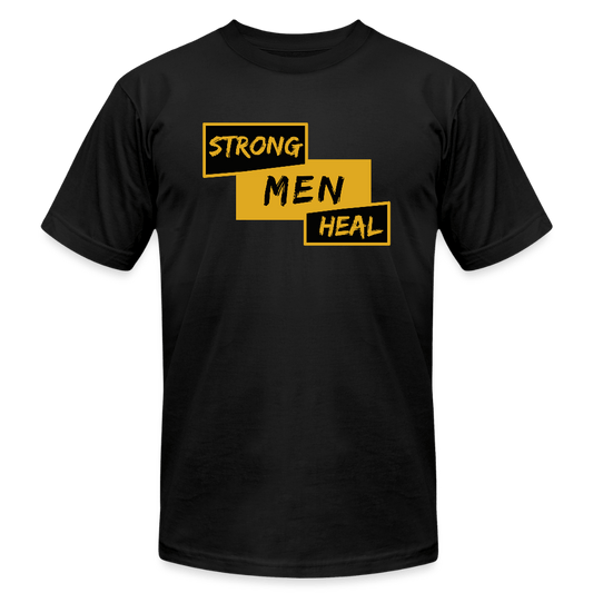 Strong Men Heal - Short Sleeve T-Shirt (Unisex) - black