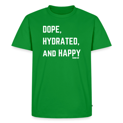 Dope, Hydrated and Happy - Short Sleeve T-Shirt - green