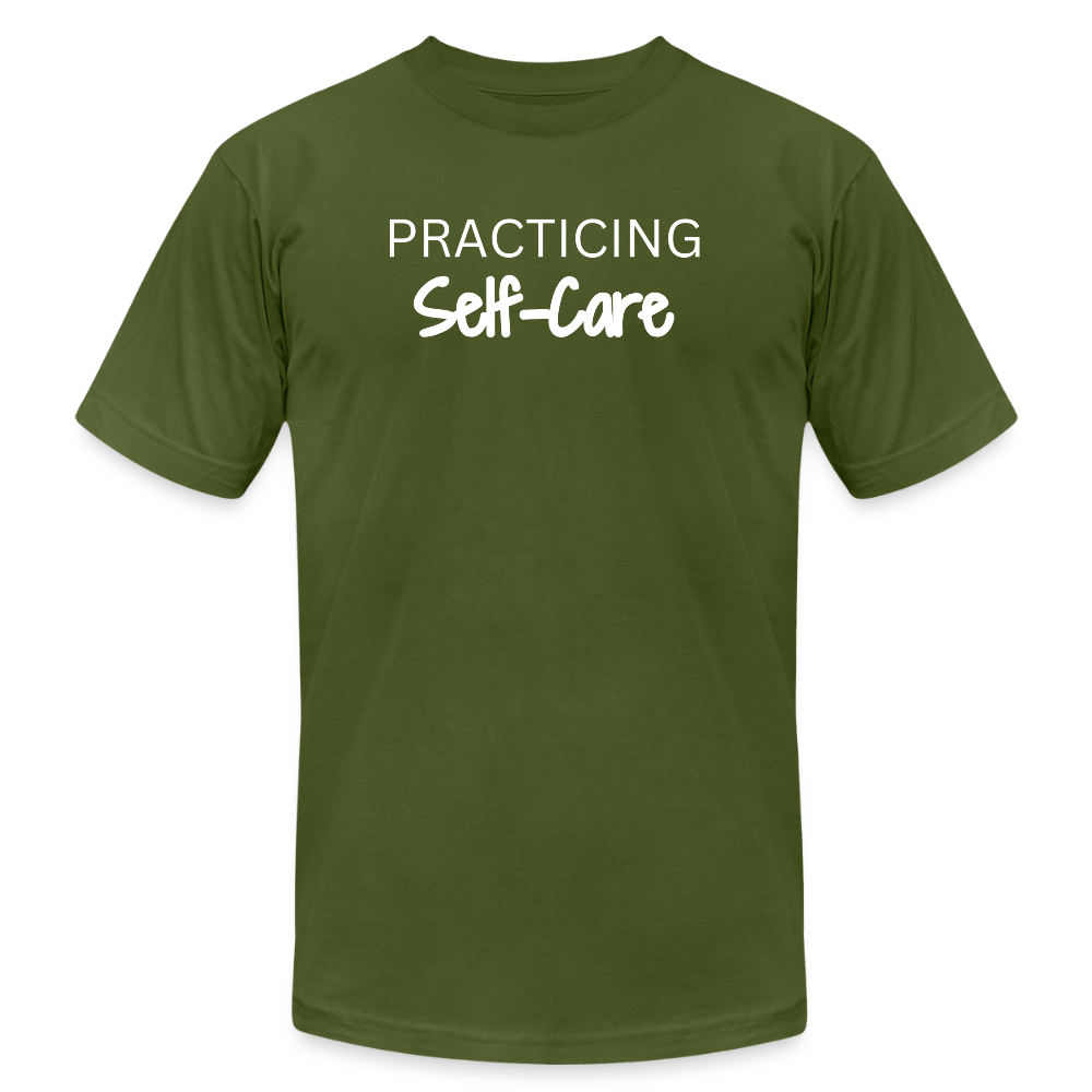Practicing Self-Care - T-shirt - olive