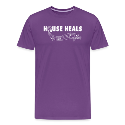 House Music Heals Unisex T-shirt - purple