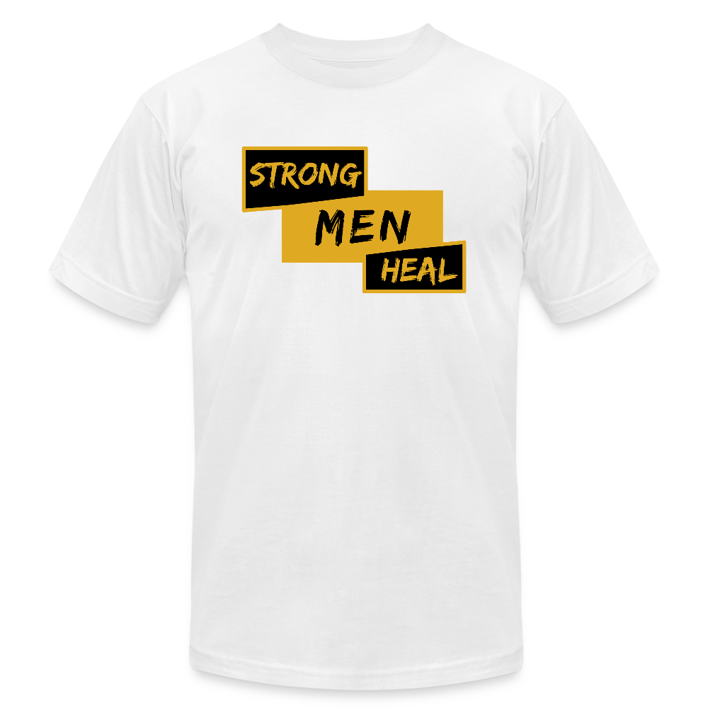 Strong Men Heal - Short Sleeve T-Shirt (Unisex) - white