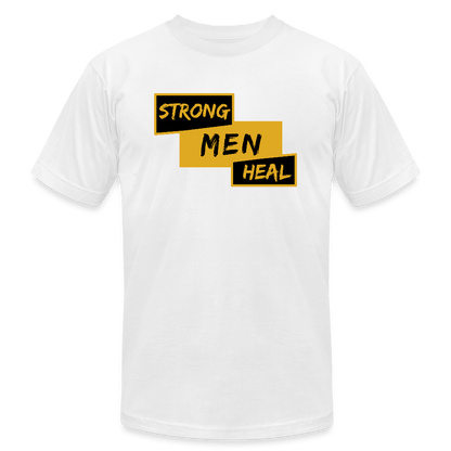 Strong Men Heal - Short Sleeve T-Shirt (Unisex) - white