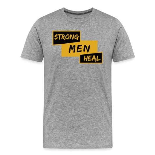 Strong Men Heal - Short Sleeve T-Shirt (Unisex) - heather gray