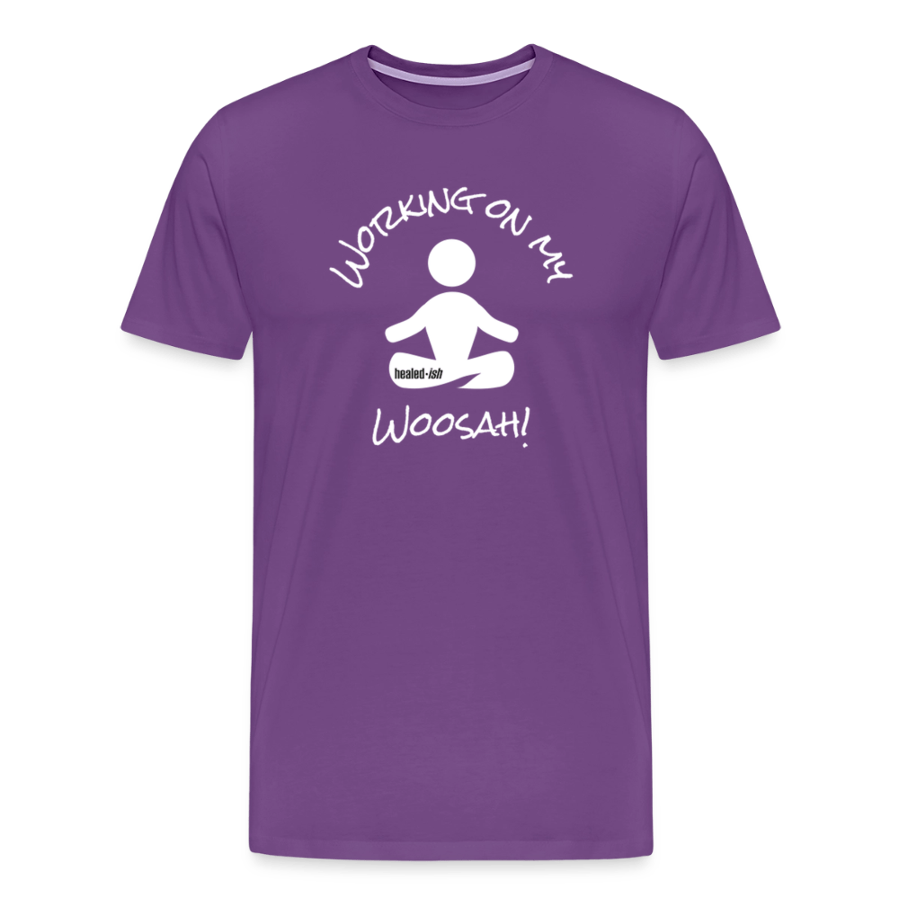 Working On My Woosah B & W Avatar - purple