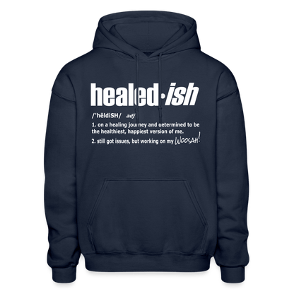 Healed-ish Definition - Hoodie (Unisex) - navy