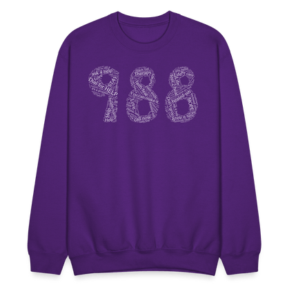 988 Crewneck Sweatshirt - purple