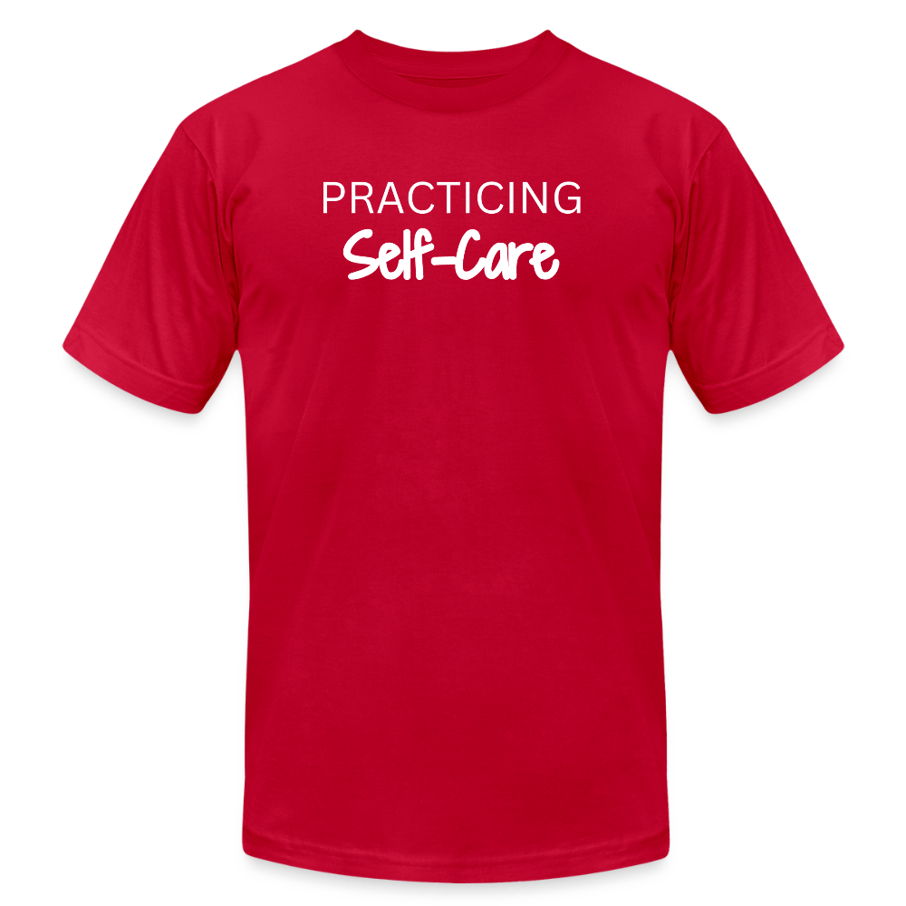 Practicing Self-Care - T-shirt - red