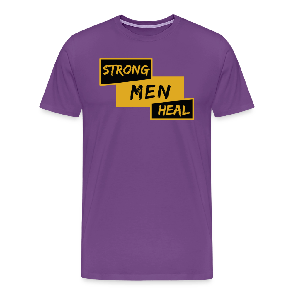 Strong Men Heal - Short Sleeve T-Shirt (Unisex) - purple