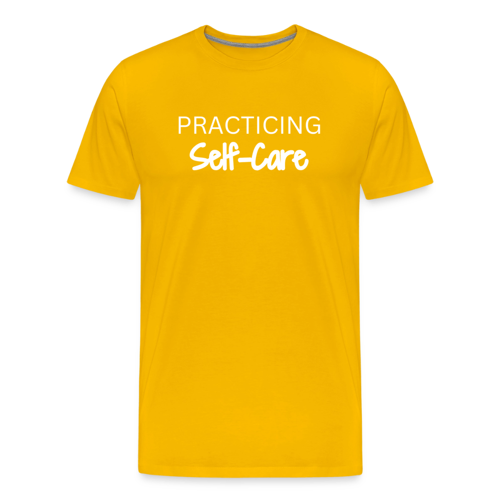 Practicing Self-Care - T-shirt - sun yellow