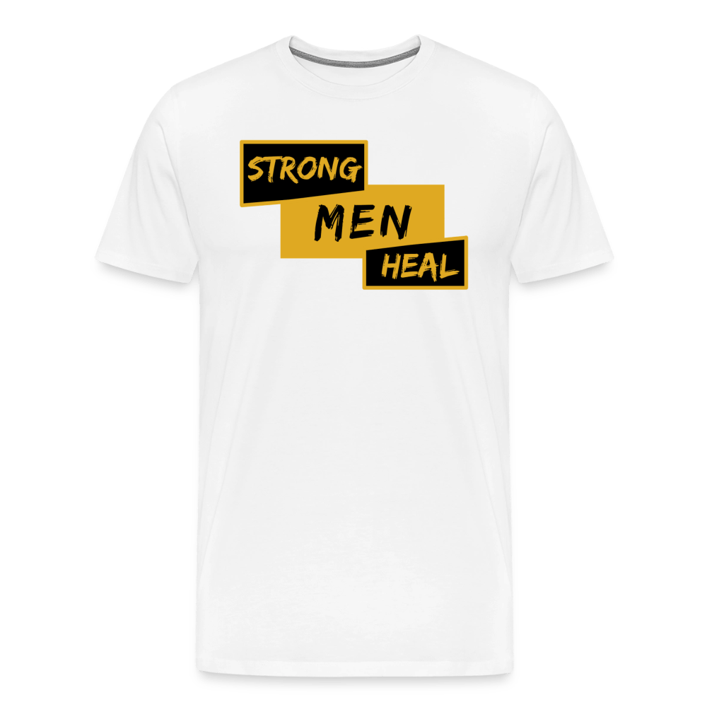 Strong Men Heal - Short Sleeve T-Shirt (Unisex) - white