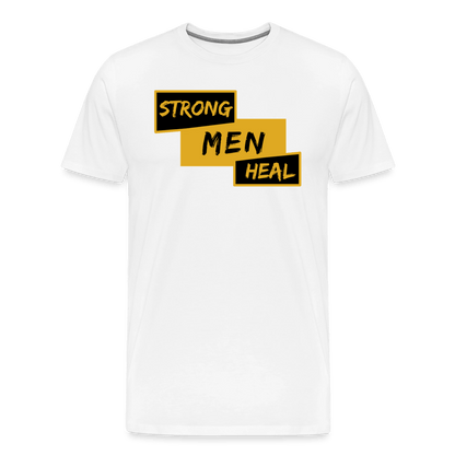 Strong Men Heal - Short Sleeve T-Shirt (Unisex) - white
