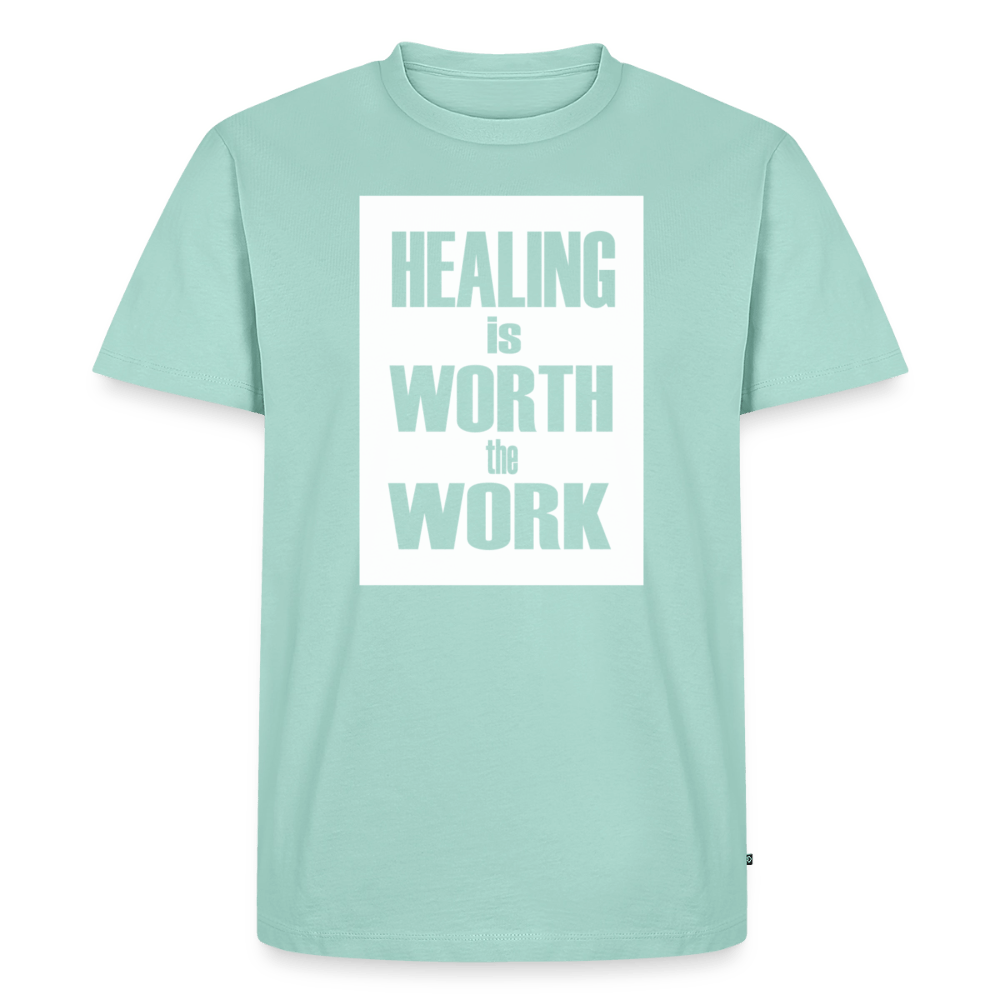 Healing Is Worth the Work - Short Sleeve T-Shirt (Unisex) - mint