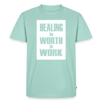 Healing Is Worth the Work - Short Sleeve T-Shirt (Unisex) - mint