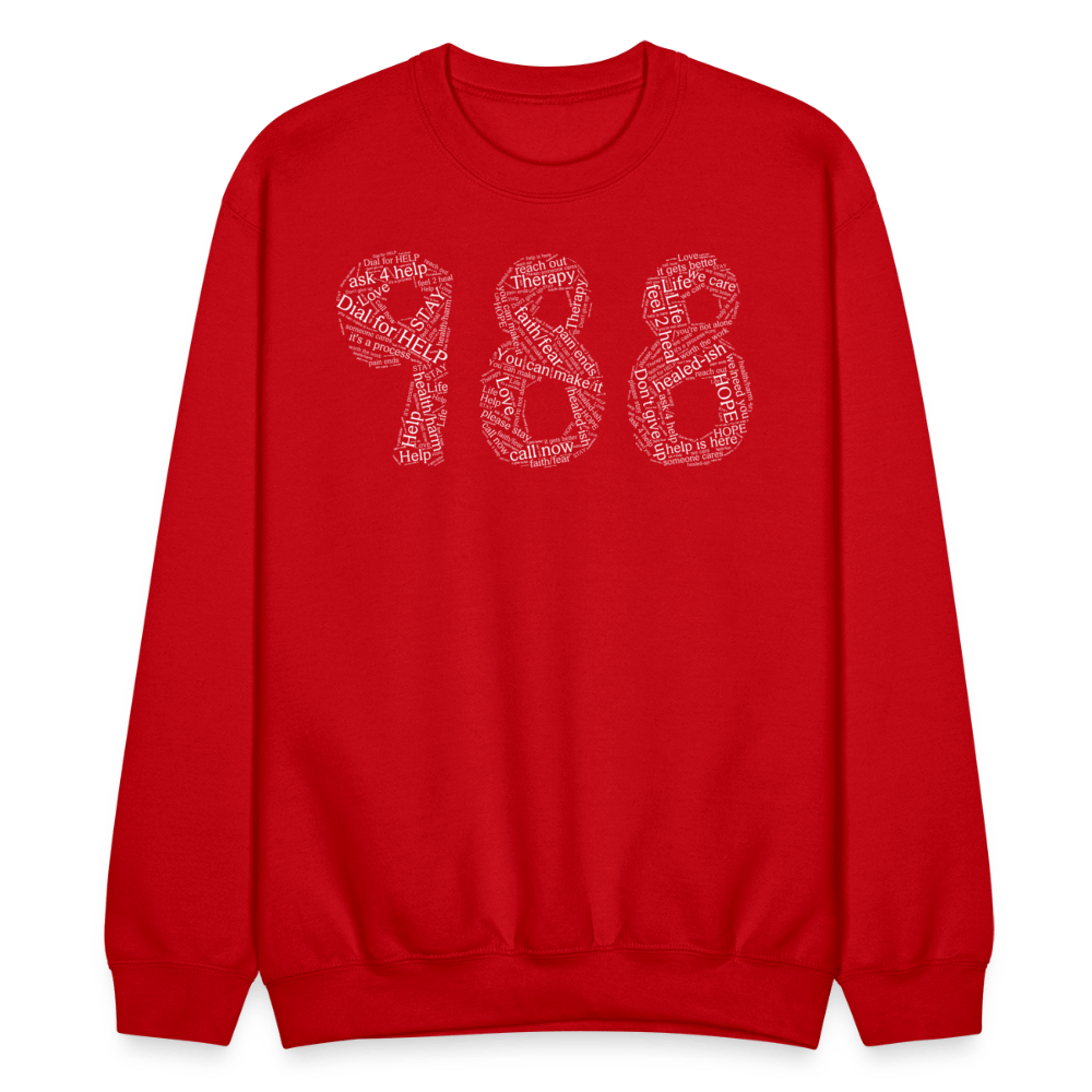 988 Crewneck Sweatshirt - red