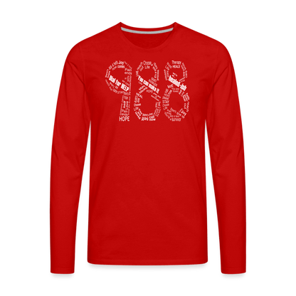 988 Long Sleeve T-Shirt - red