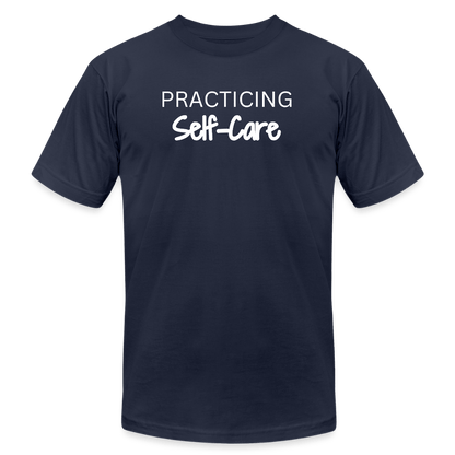 Practicing Self-Care - T-shirt - navy