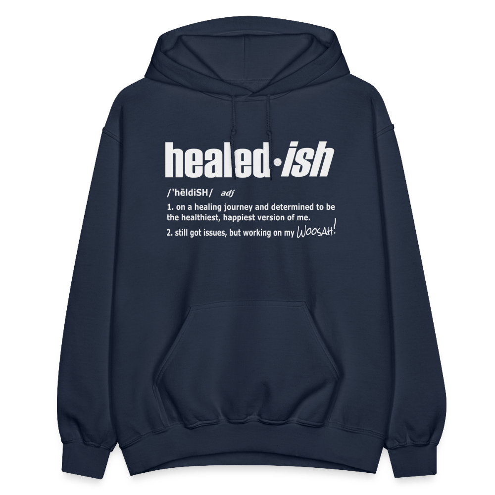 Healed-ish Definition - Hoodie (Unisex) - navy