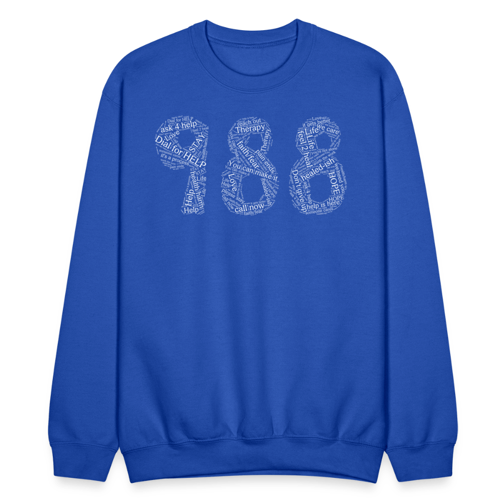 988 Crewneck Sweatshirt - royal blue