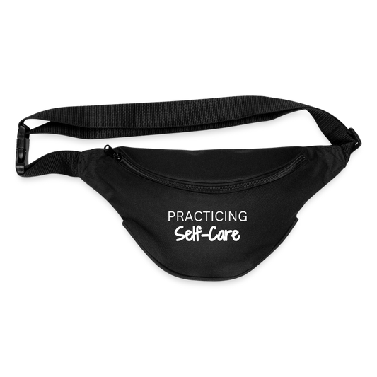 Practicing Self-Care Fanny Pack - black