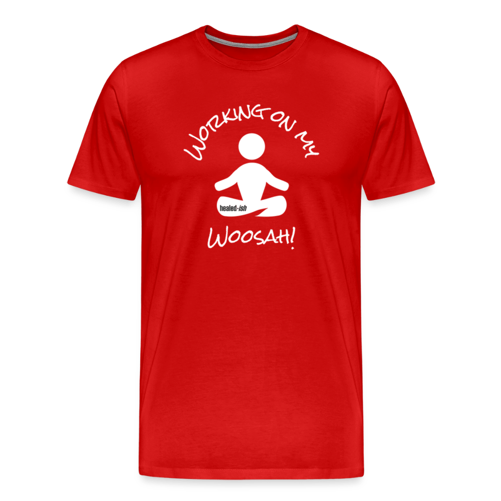 Working On My Woosah B & W Avatar - red