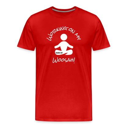 Working On My Woosah B & W Avatar - red