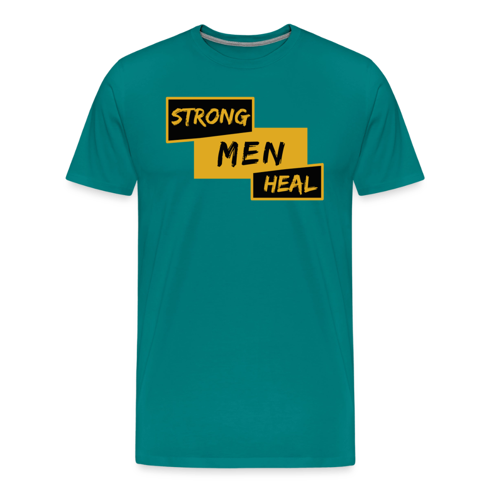 Strong Men Heal - Short Sleeve T-Shirt (Unisex) - teal