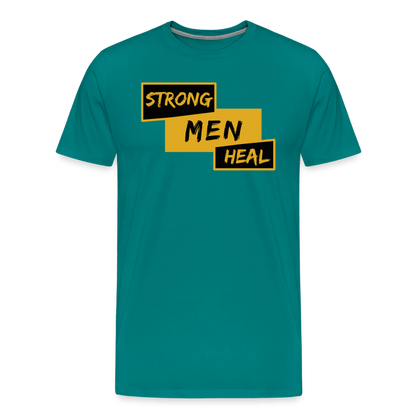 Strong Men Heal - Short Sleeve T-Shirt (Unisex) - teal