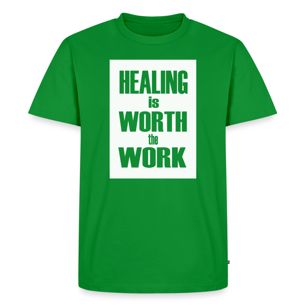 Healing Is Worth the Work - Short Sleeve T-Shirt (Unisex) - green