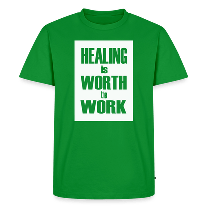 Healing Is Worth the Work - Short Sleeve T-Shirt (Unisex) - green