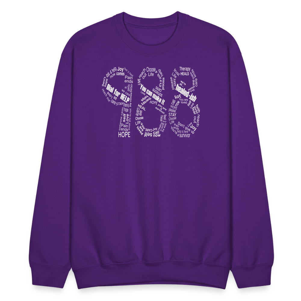 988 Crewneck Sweatshirt - purple