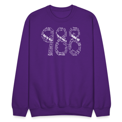 988 Crewneck Sweatshirt - purple