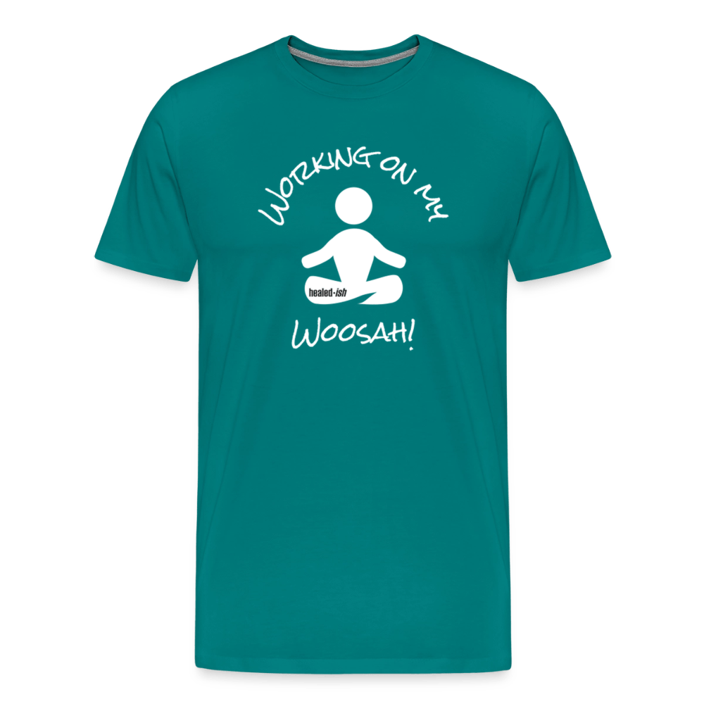 Working On My Woosah B & W Avatar - teal