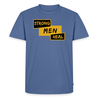 Strong Men Heal - Short Sleeve T-Shirt (Unisex) - stone blue 