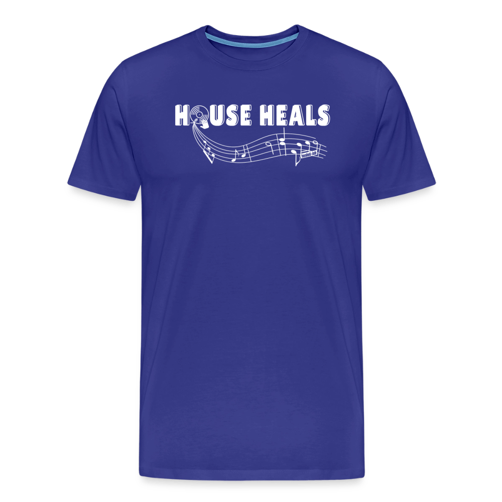 House Music Heals Unisex T-shirt - royal blue