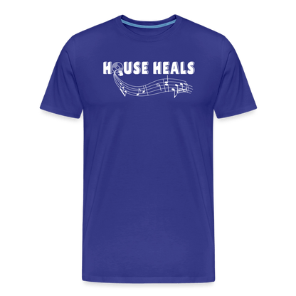 House Music Heals Unisex T-shirt - royal blue