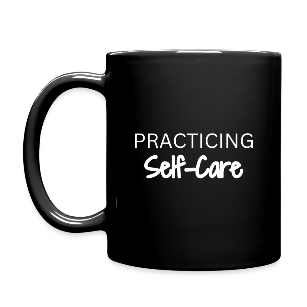 Practicing Self-Care Mug - black