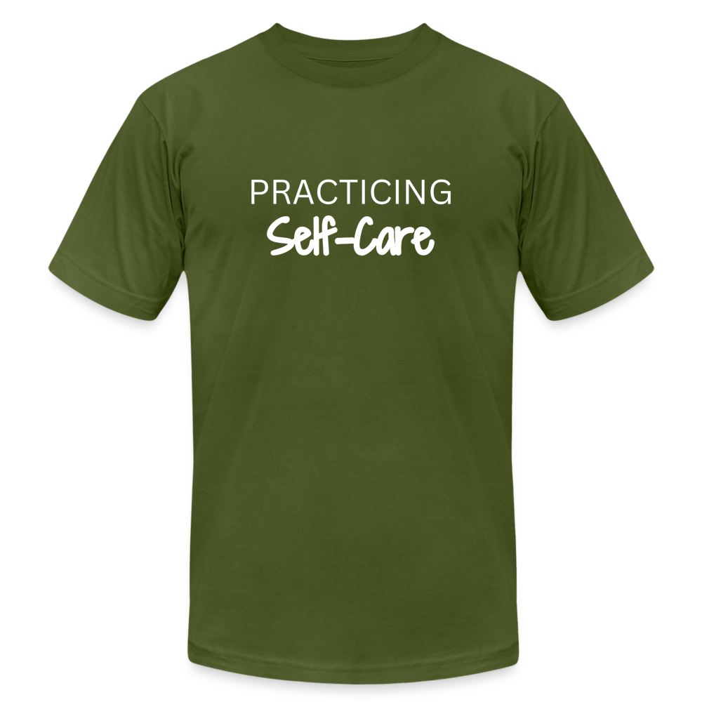 Practicing Self-Care - T-shirt - olive
