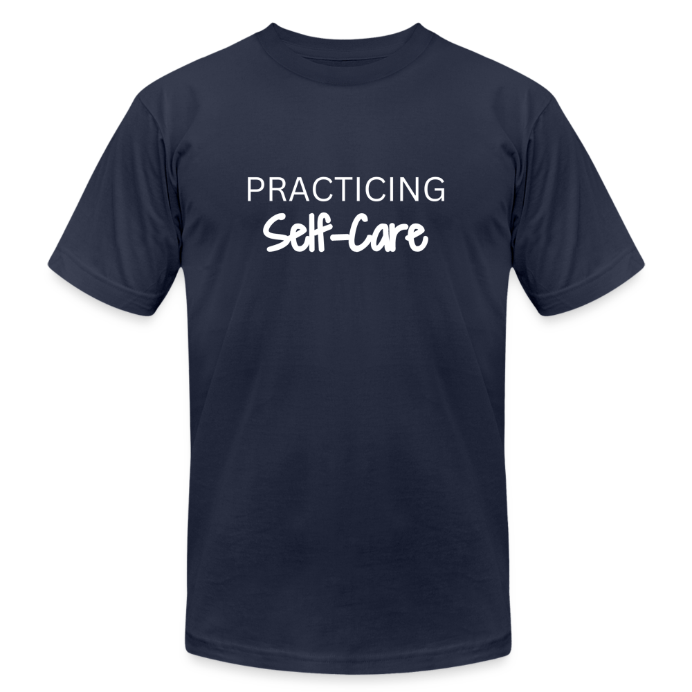 Practicing Self-Care - T-shirt - navy