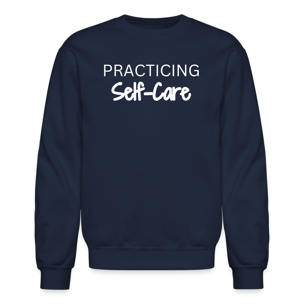Practicing Self-Care Sweatshirt - navy