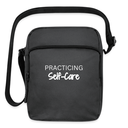 Practicing Self-Care Crossbody Bag - charcoal grey