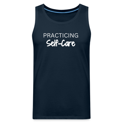 Practicing Self-Care Tank - deep navy