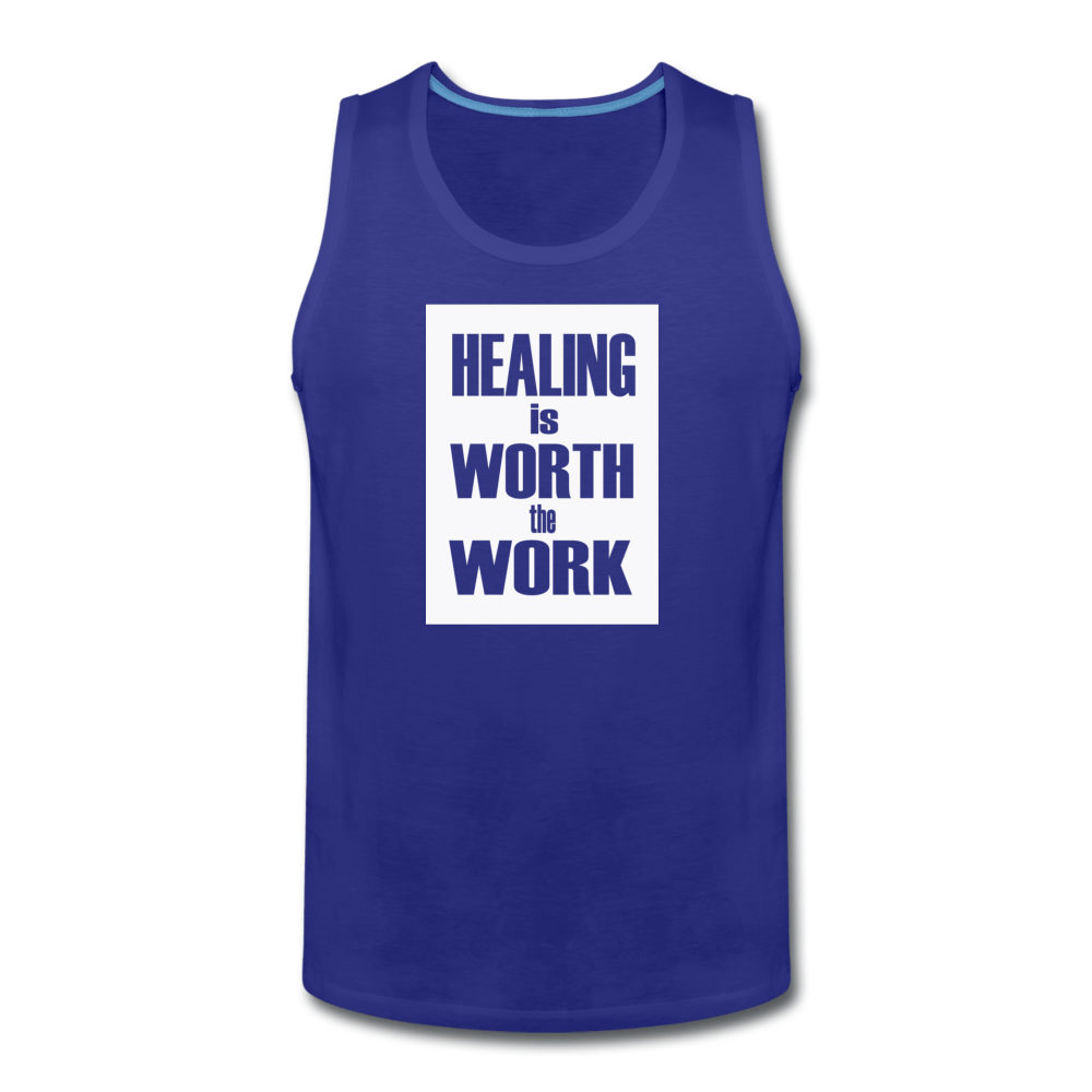 Healing Is Worth The Work - Tank (Unisex) - royal blue