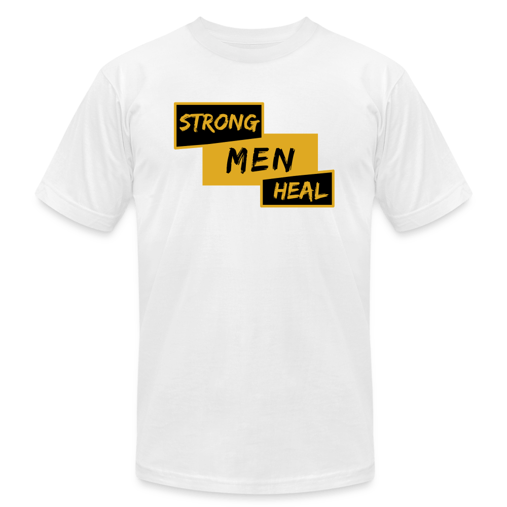 Strong Men Heal - Short Sleeve T-Shirt (Unisex) - white