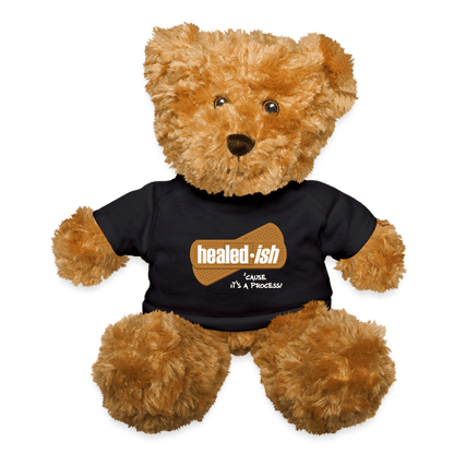 healed-ish Teddy Bear w/ It's A Process T-Shirt - black