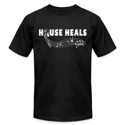 House Heals Unisex T-shirt - black