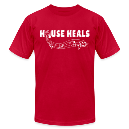 House Heals Unisex T-shirt - red