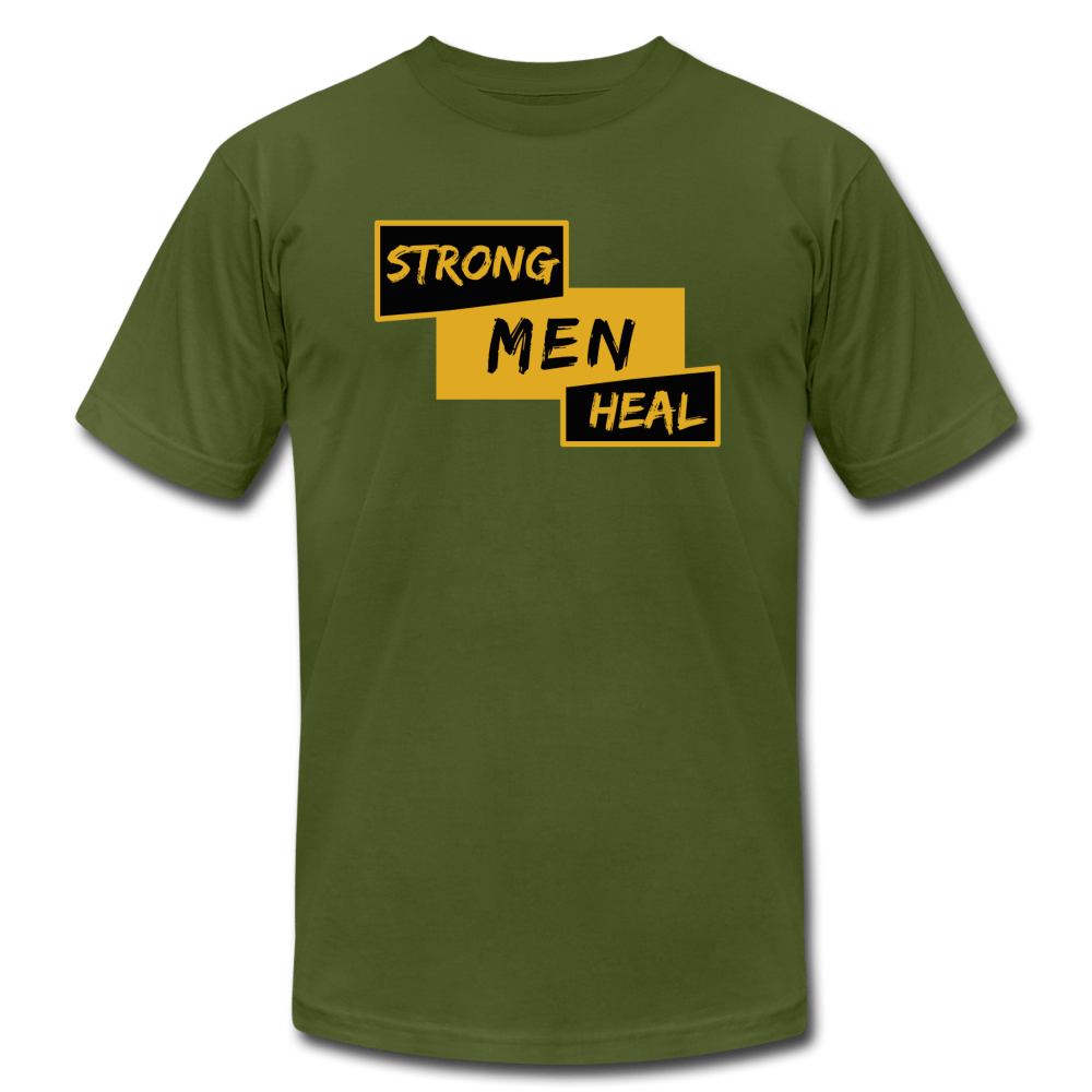 Strong Men Heal - Short Sleeve T-Shirt (Unisex) - olive