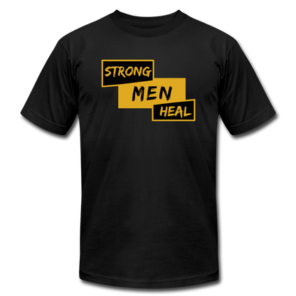 Strong Men Heal - Short Sleeve T-Shirt (Unisex) - black